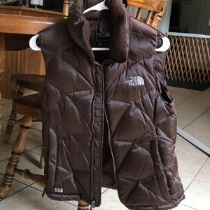 North face brown vest!!